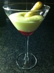 lemon sabayon cranberry coulis lady finger