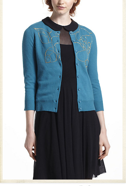 Anthropologie Cardigan: Why Don't the Colours Match? - DelectablyChic!